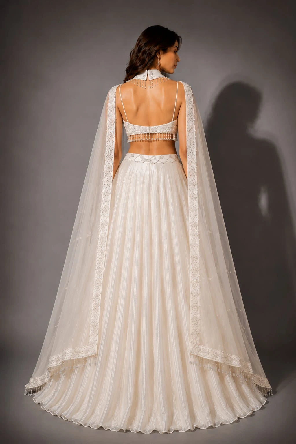 off white lehenga
