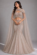 champagne gold lehenga