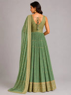 green ethnic wear for women