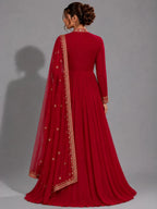 rani designer anarkali dress
