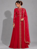 rani designer anarkali dress