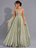 pista green ethnic wear