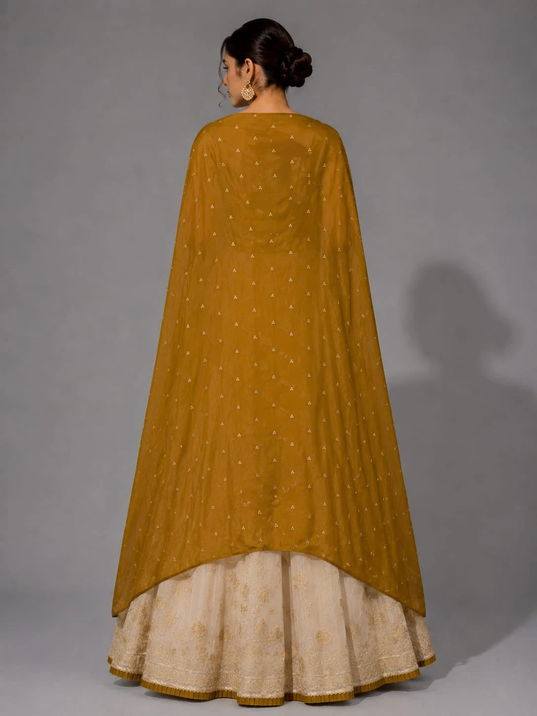 mehendi green lehenga