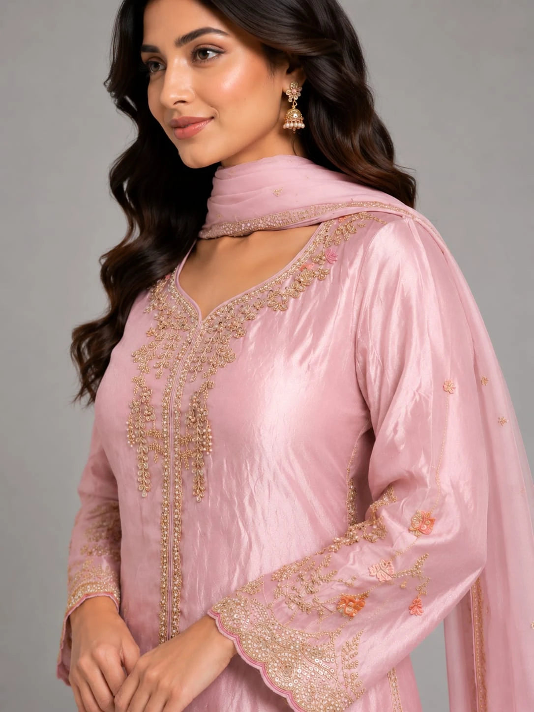 lavender ethnic outfit