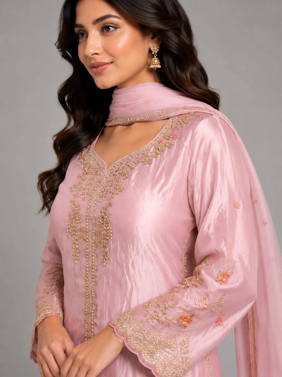lavender ethnic outfit