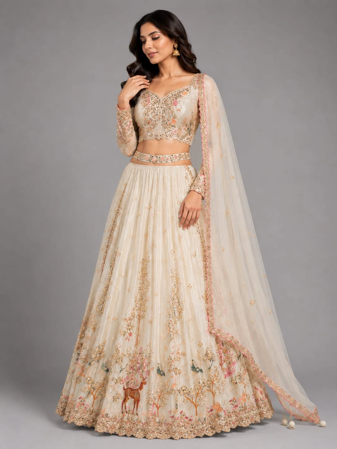 ivory ethnic wear