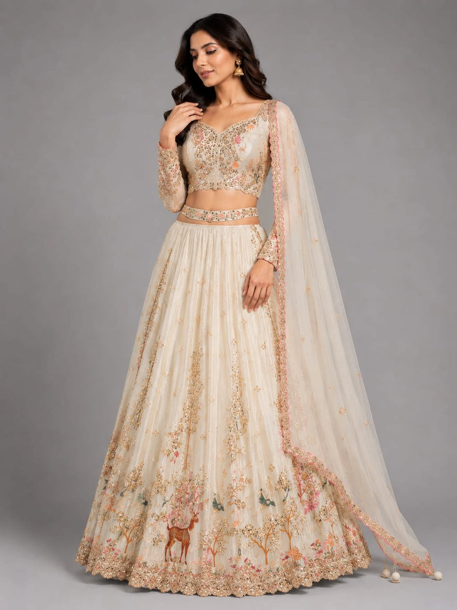 ivory ethnic wear
