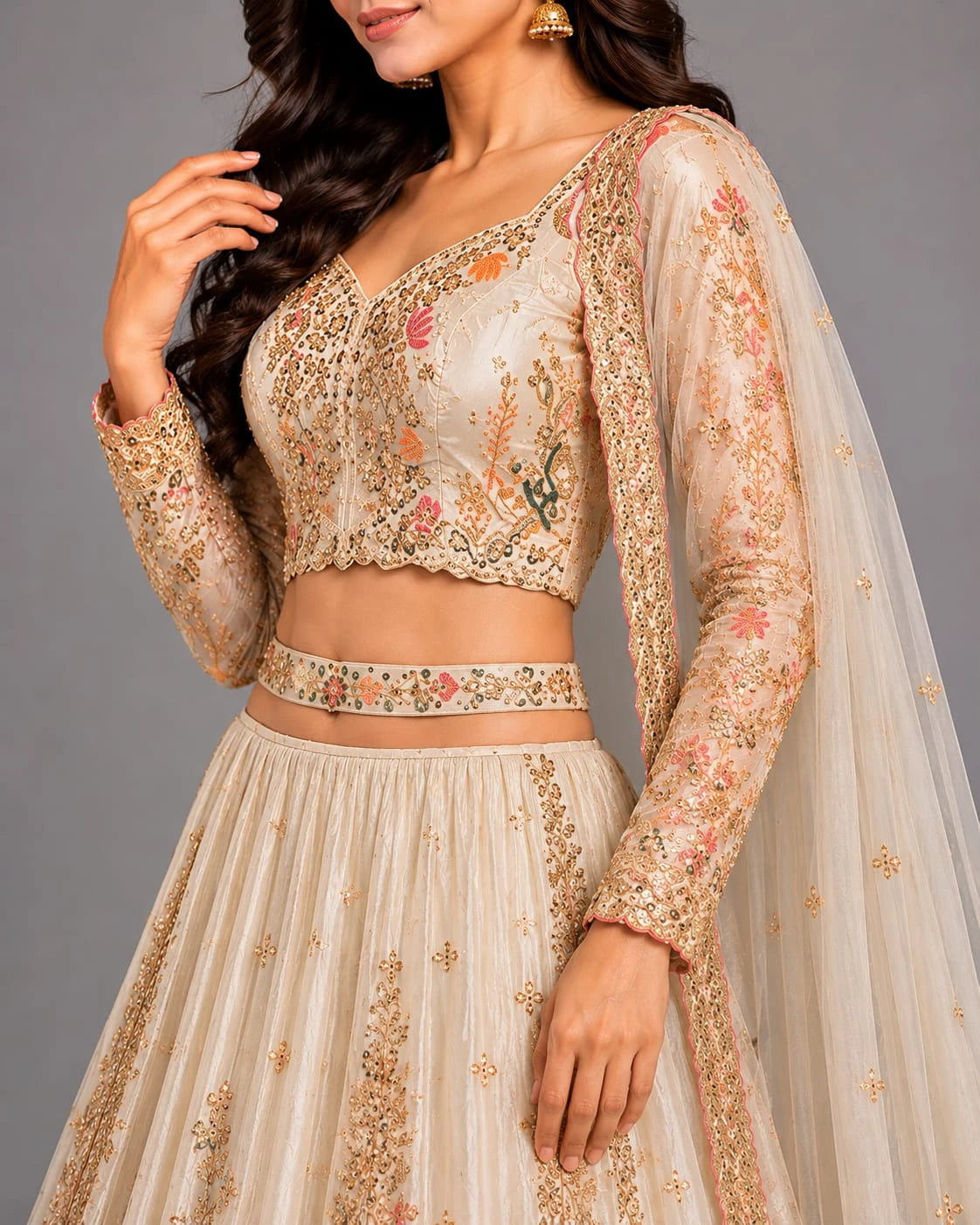 ivory ethnic wear