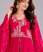 Rani Pink Sharara Set