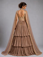 Coffee Brown Anarkali