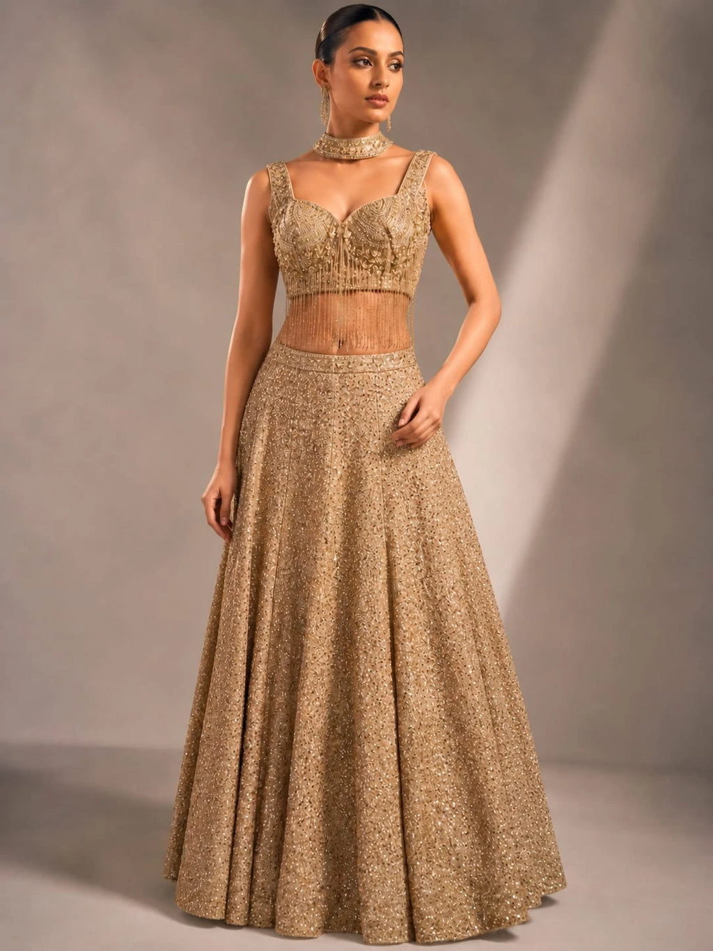 Golden Wedding Outfit