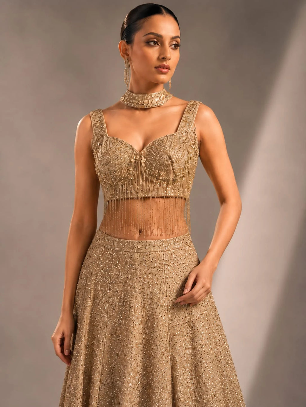 Golden Wedding Outfit
