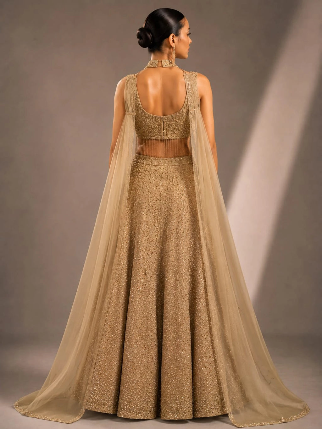 Golden Wedding Outfit