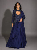 Midnight Blue Lehenga