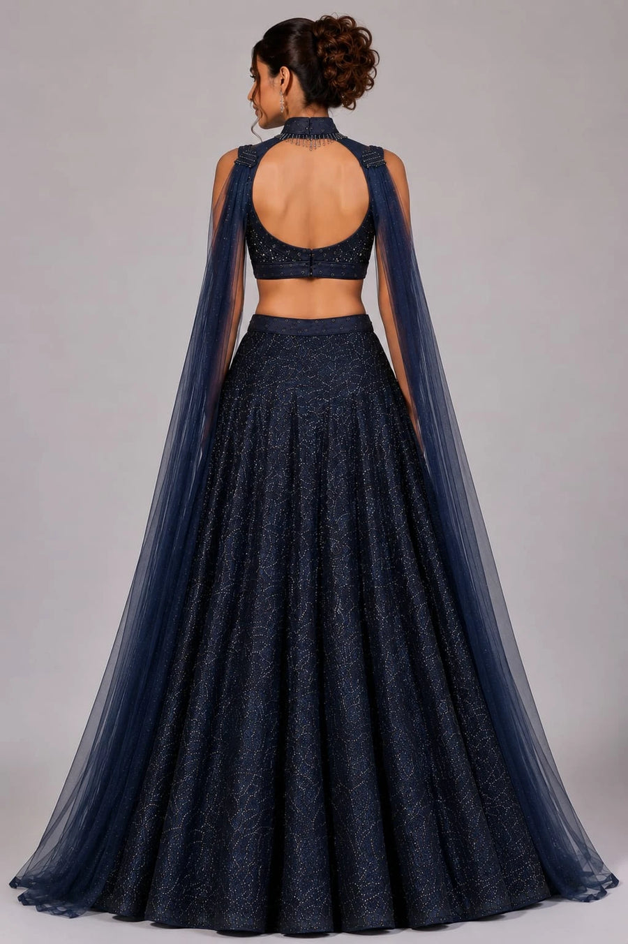 Midnight Blue Lehenga
