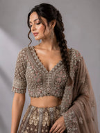 chiku Traditional Indian Lehenga