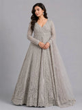 Grey Indo Western Dress
