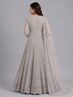 Grey Indo Western Dress