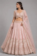 pastel pink lehenga