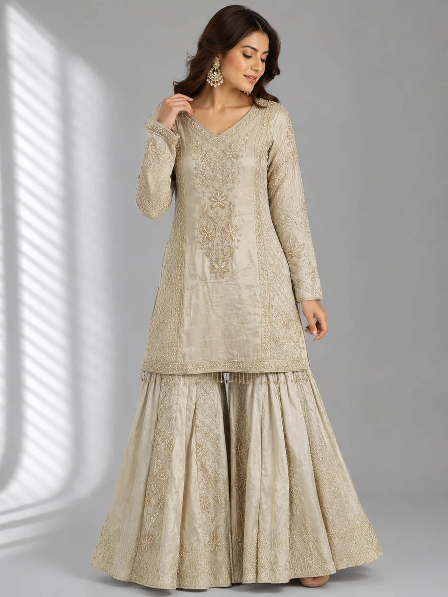 chikoo sharara suit