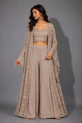 designer pink sharara outfit