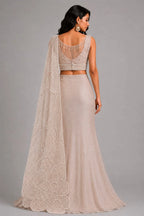 cream mermaid lehenga women