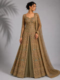 gold indo western