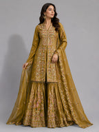 mustard color sharara
