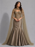 coffee mermaid lehenga women