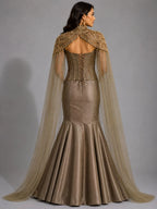 coffee mermaid lehenga women
