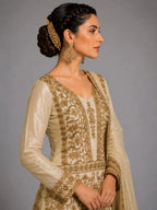 ivory wedding lehenga