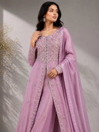 rose pink indo western