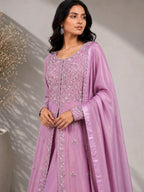 rose pink indo western