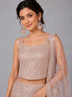 pink ethnic wear