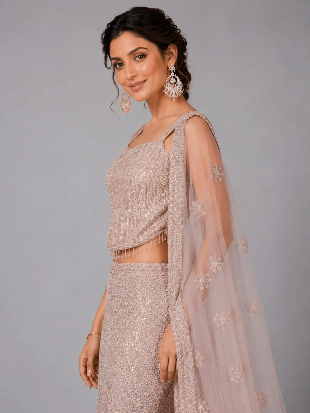 pink ethnic wear