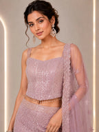 blush pink wedding outfit