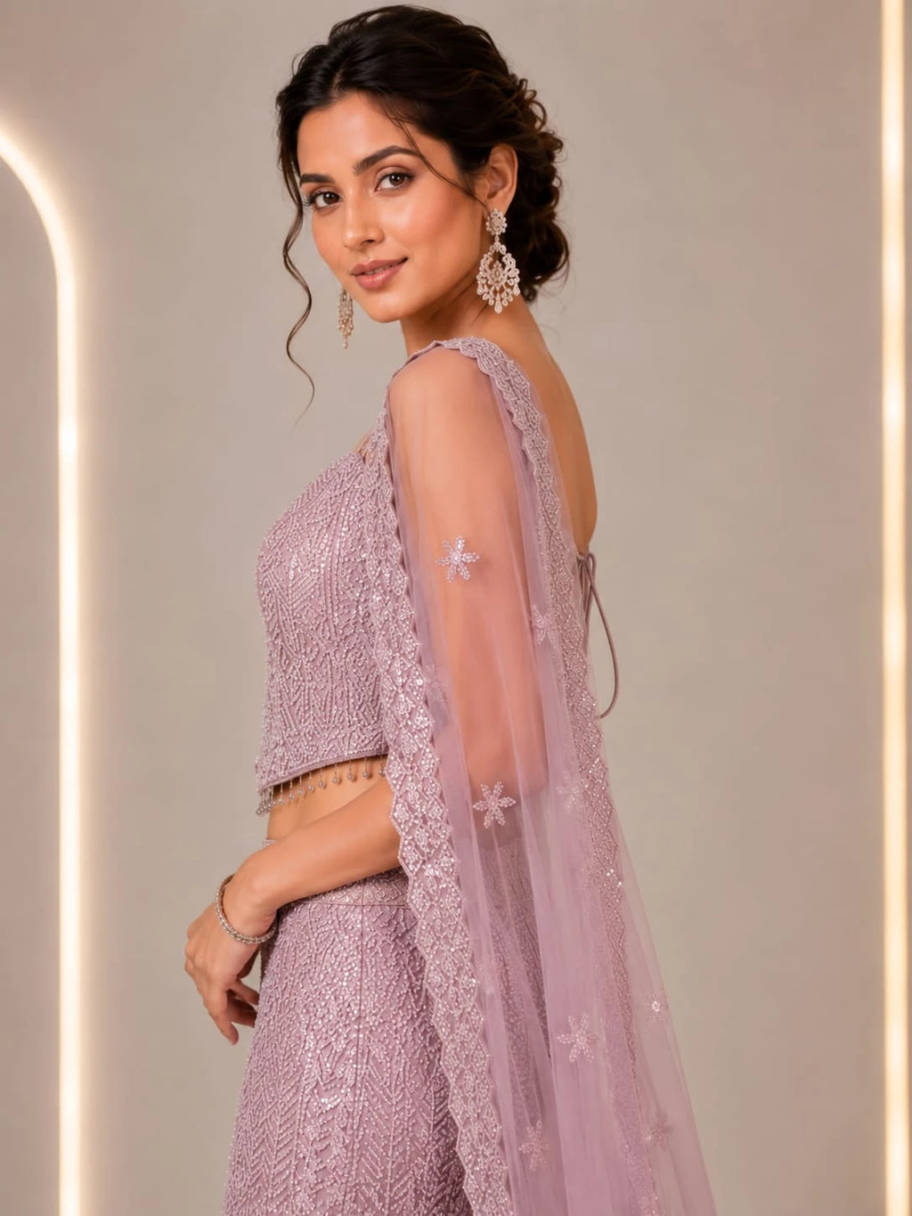 blush pink wedding outfit