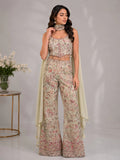 Cream ethnic wear