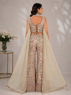Cream ethnic wear