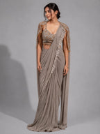 gold saree for women