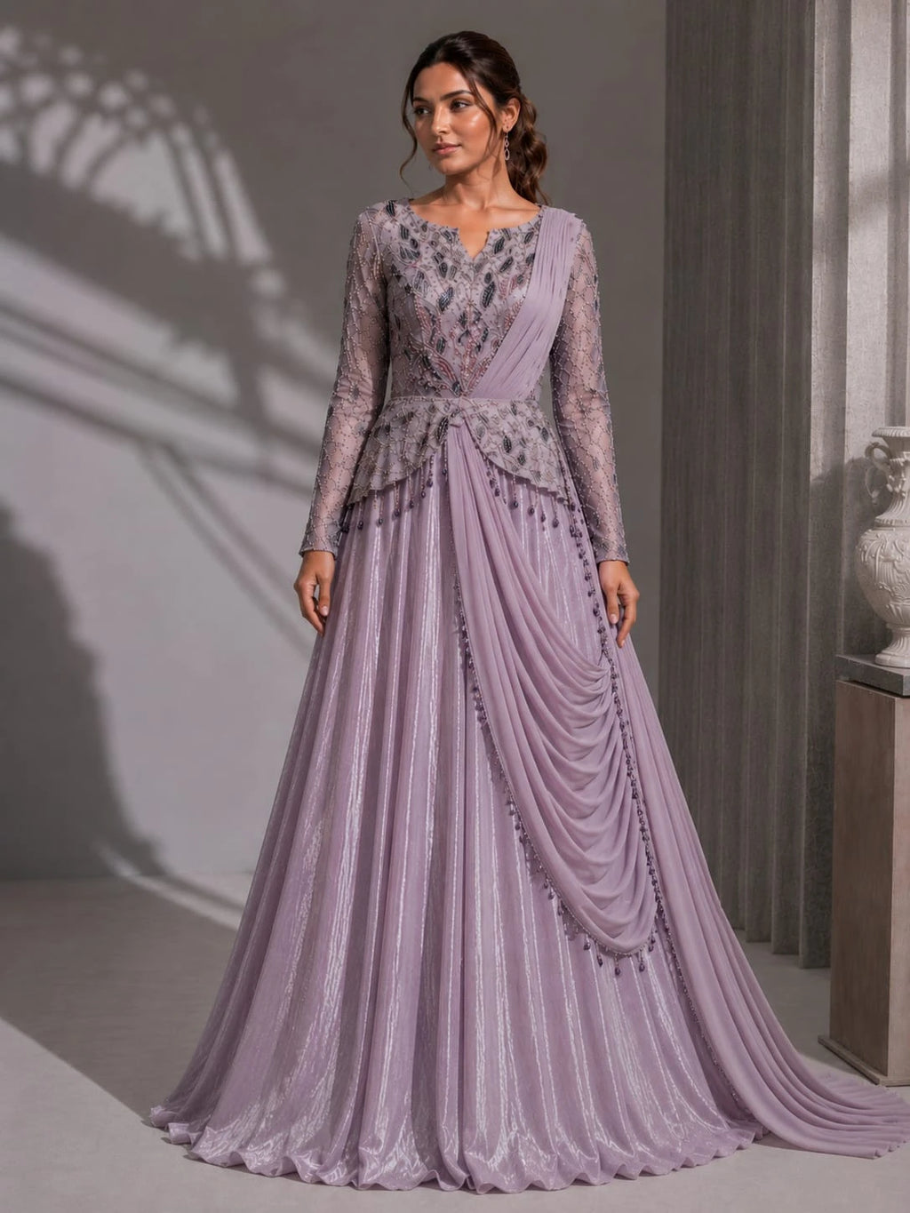 onion one piece gown