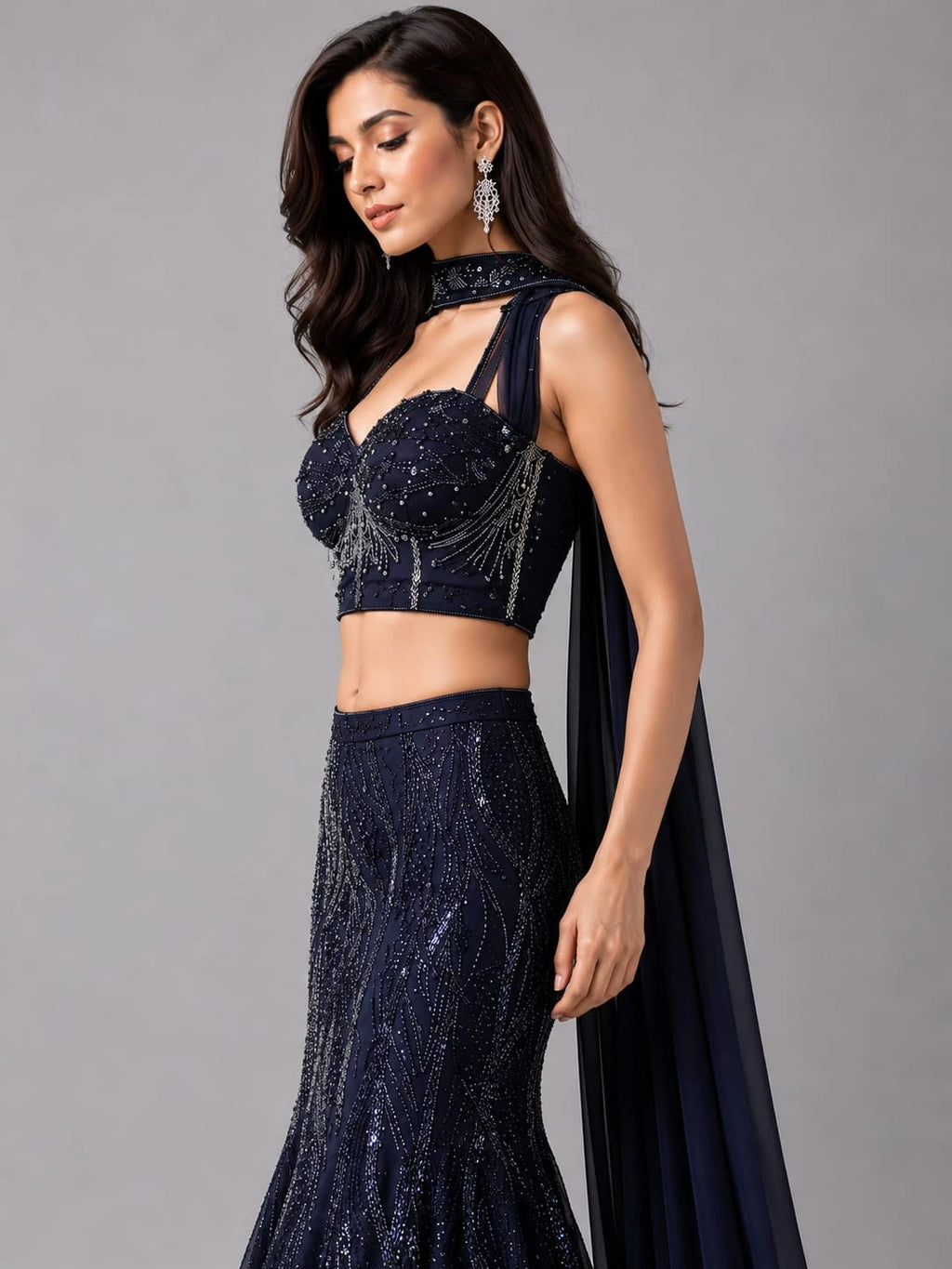 mermaid lehenga