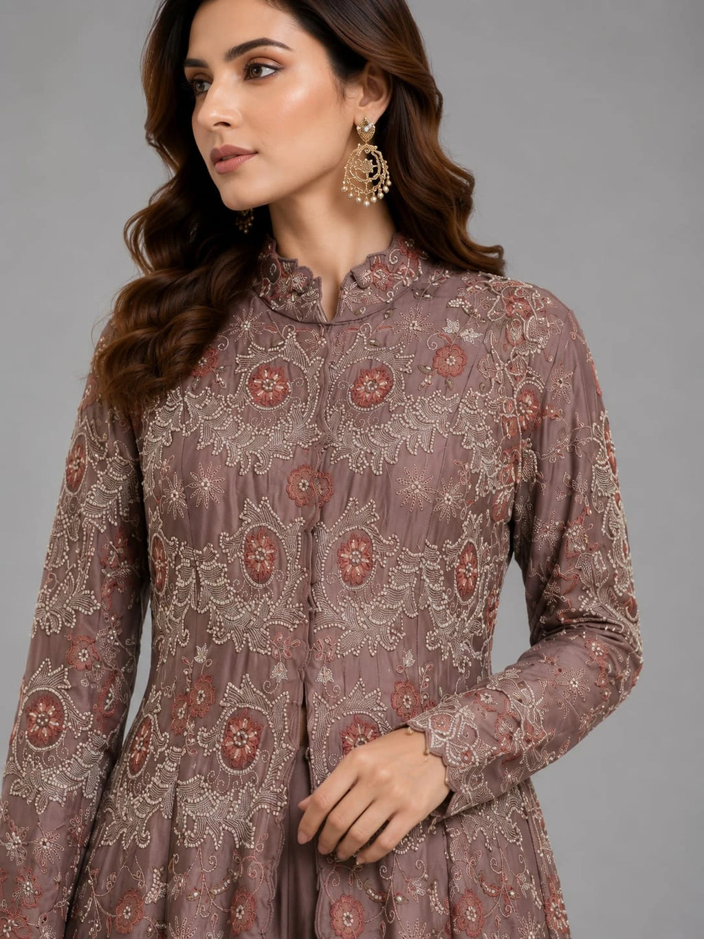 Chikoo Sharara Set