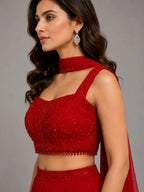 Red Lehenga for Women