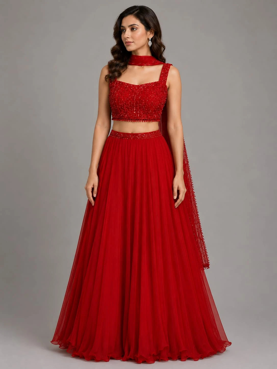 Red Lehenga for Women