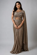 copper western dress
