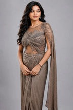 copper western dress