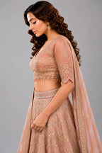 designer rani pink lehenga