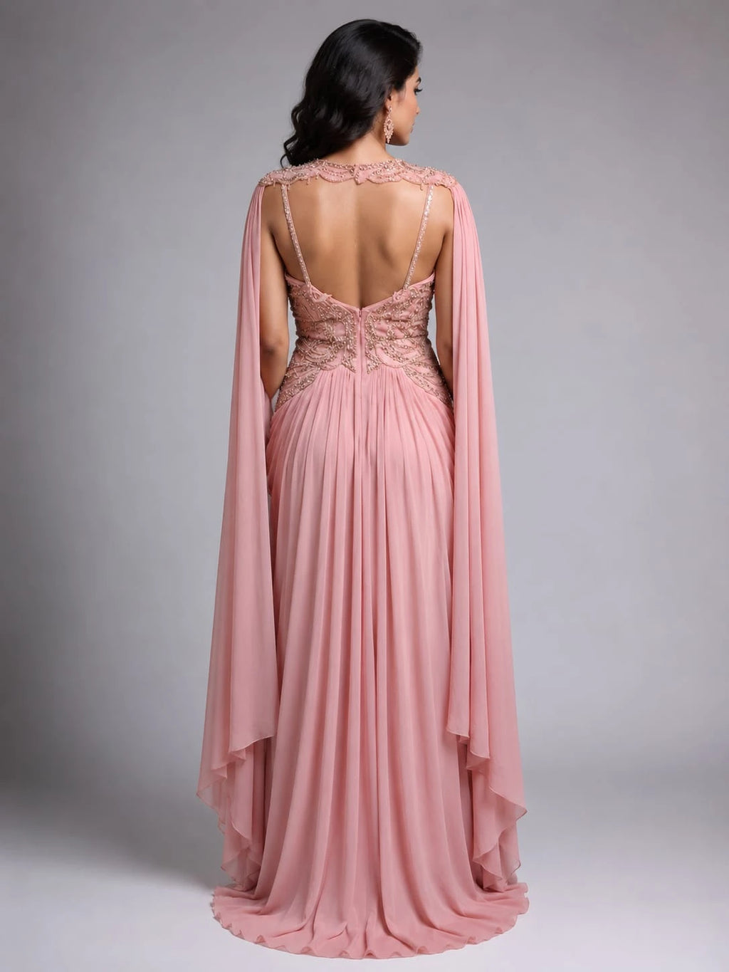 pink western dress