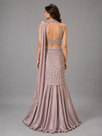 designer mauve lehenga